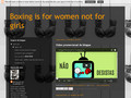 Pormenores : Boxing is for women not for girls 