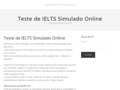 Pormenores : Exame IELTS
