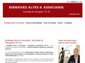 Pormenores : Rodrigues Alves & Associados - Sociedade de Advogados